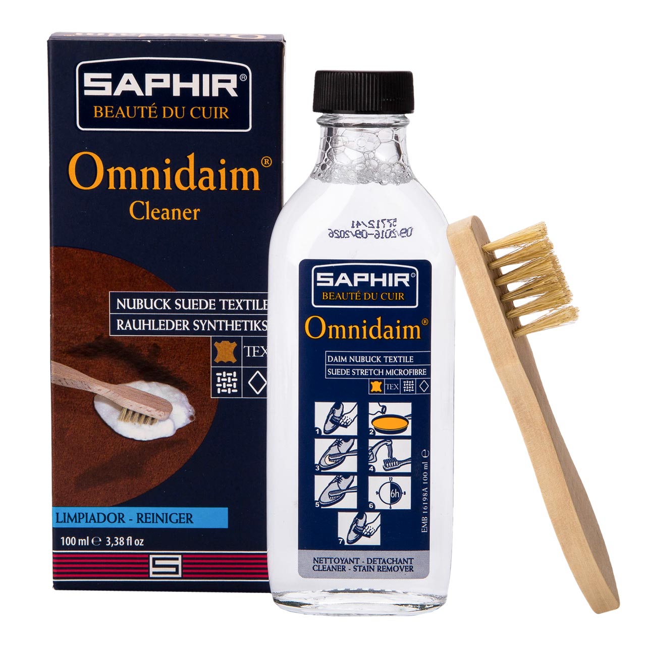 Профессионально очищающее средство Saphir Omnidaim, 100мл