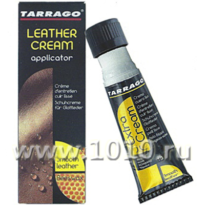 Крем для обуви из гладкой и синтетической кожи Tarrago Leather cream (75 мл)