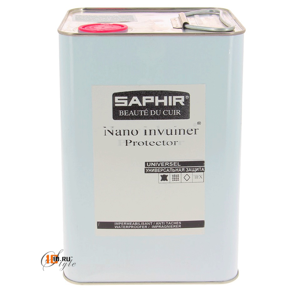 Saphir Nano Invulner, 5 л. Защита обуви от воды, снега, грязи, реагентов, соли.