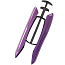 Формодержатель для сапог Nico Jet Purple пластиковый 37см Германия nico_jet_purple_gerade1.jpg