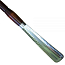 Металлический дизайнерский рожок с ручкой из дерева 75 см rozhok03.jpg