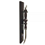 Металлический дизайнерский рожок с ручкой из дерева 50 см на подставке horn_with_stand1.jpg